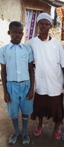 Thobias-In-school-uniform-with-his-mum