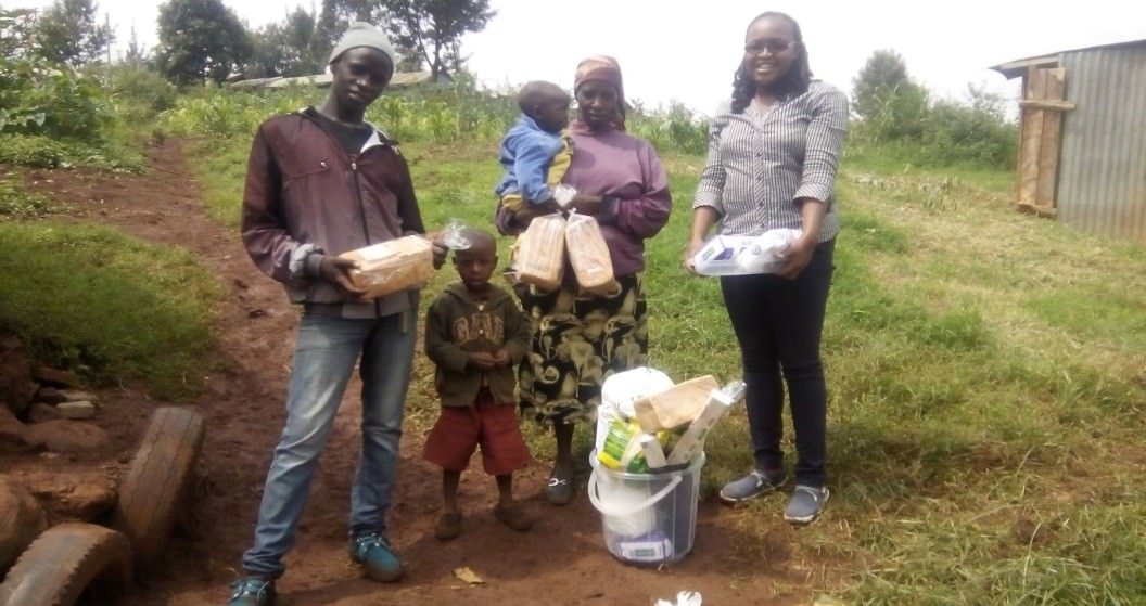 Maggie with Stephen NJoroge’s family