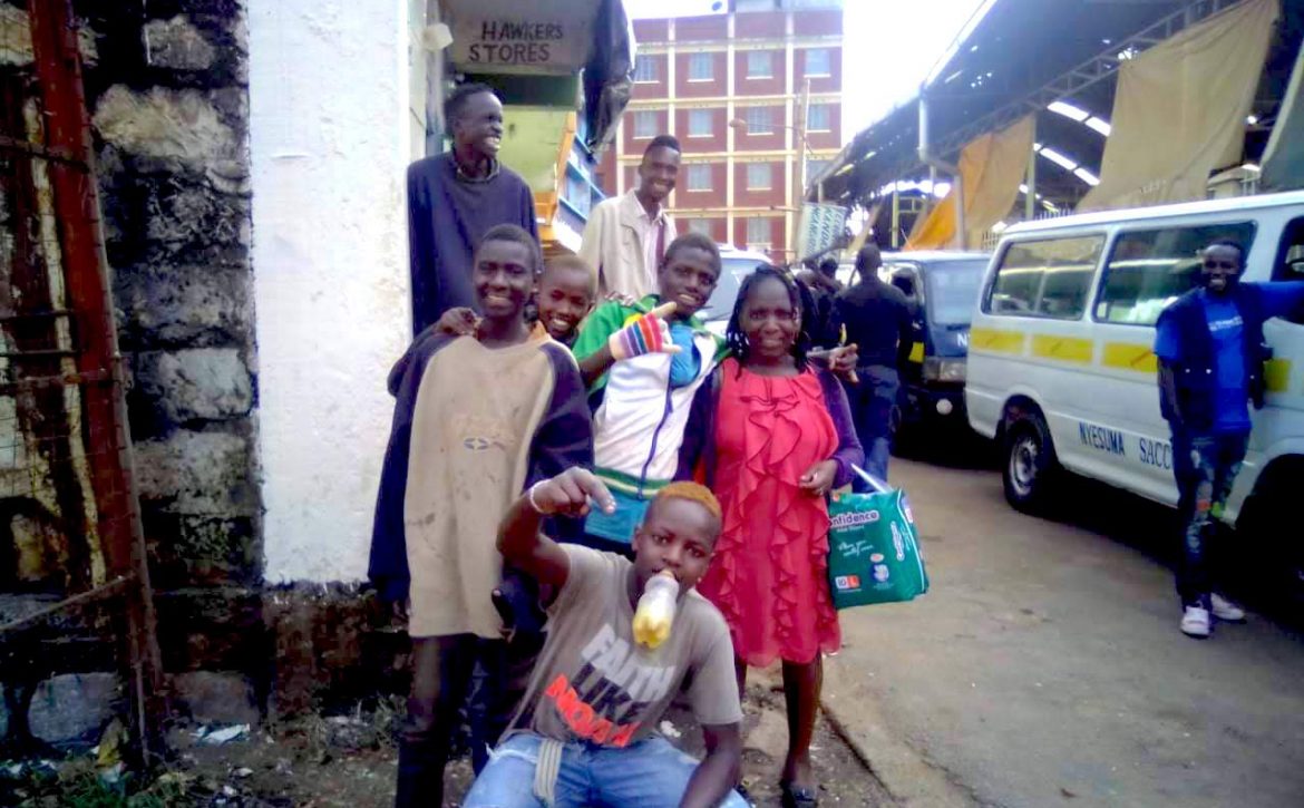 Children on the streets of Nairobi